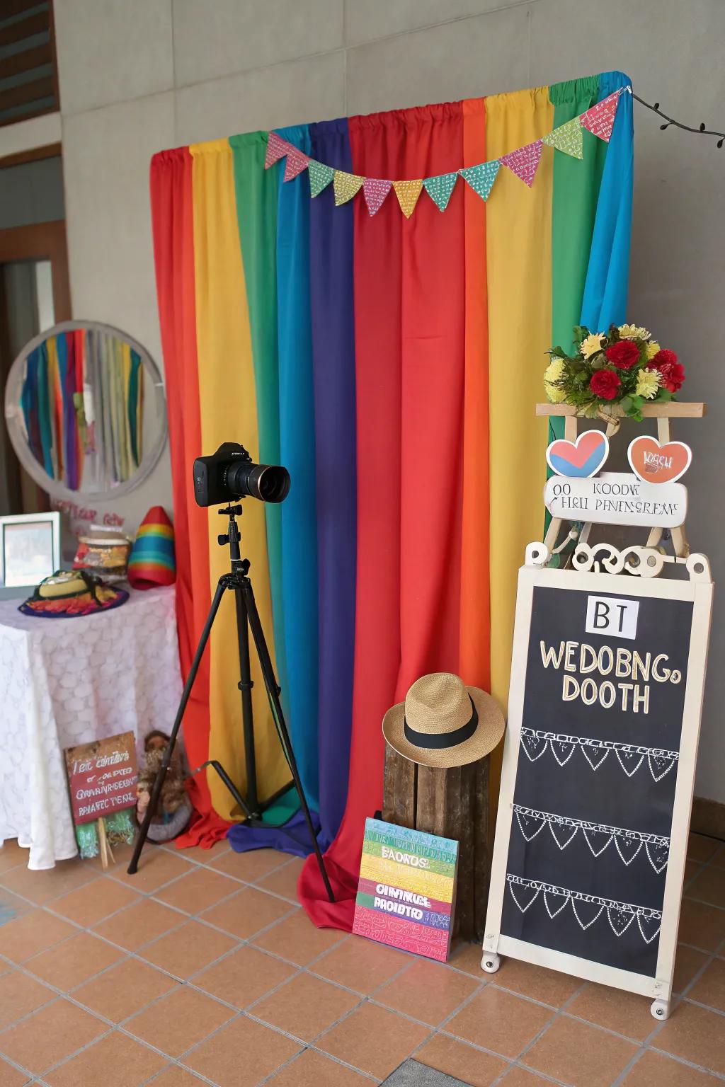 A whimsical bespoke photo corner for etching enduring memories.