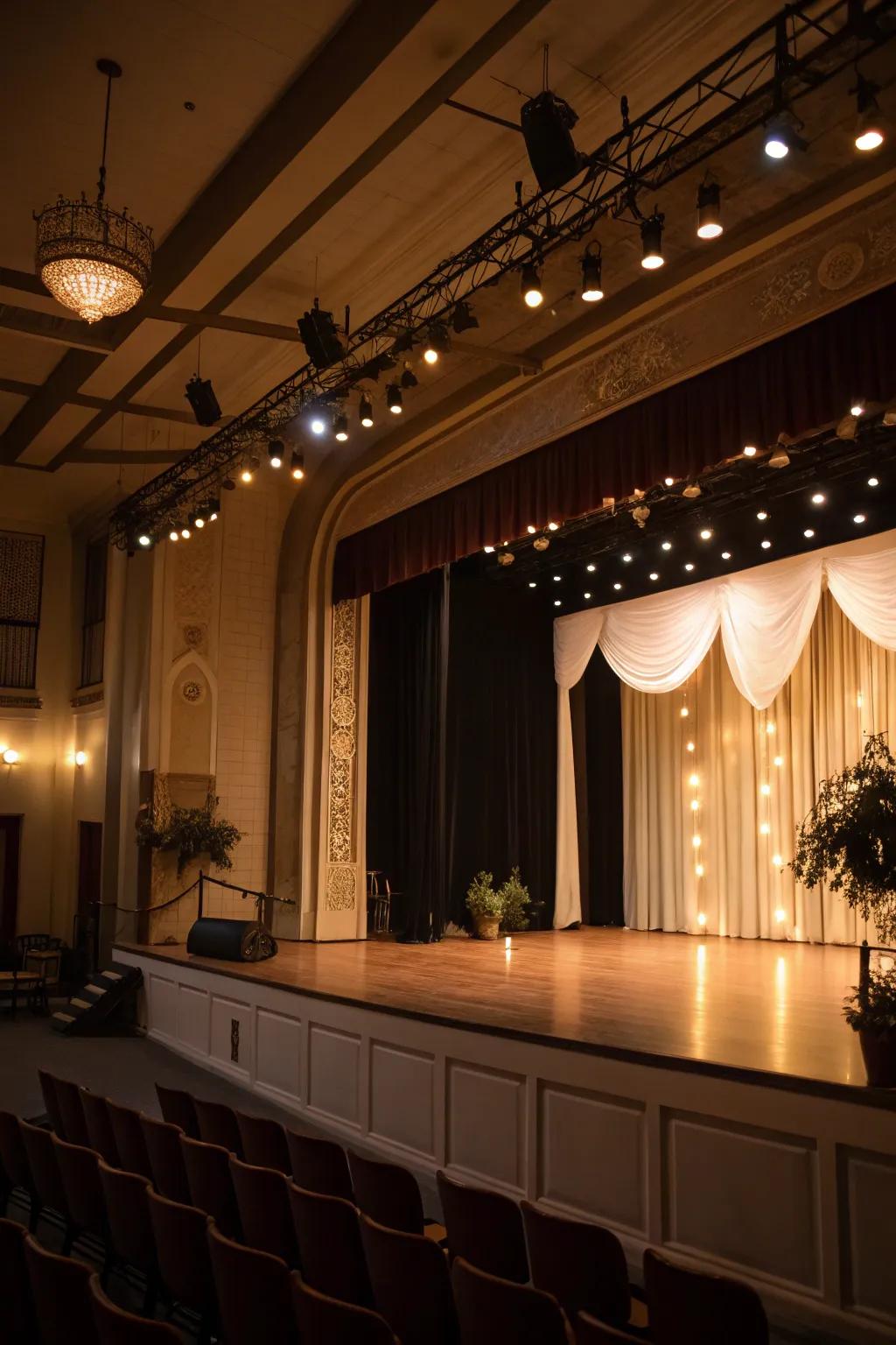 Illumination that perfects the atmosphere for all events.