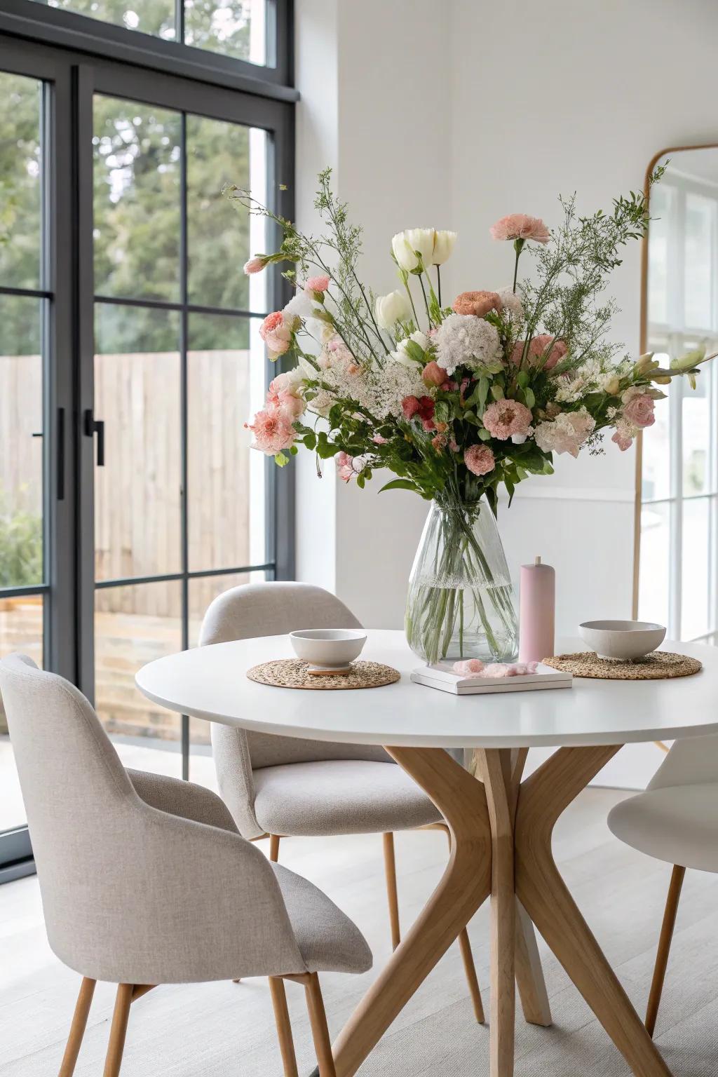 A minimalist floral arrangement that exudes elegance and simplicity.