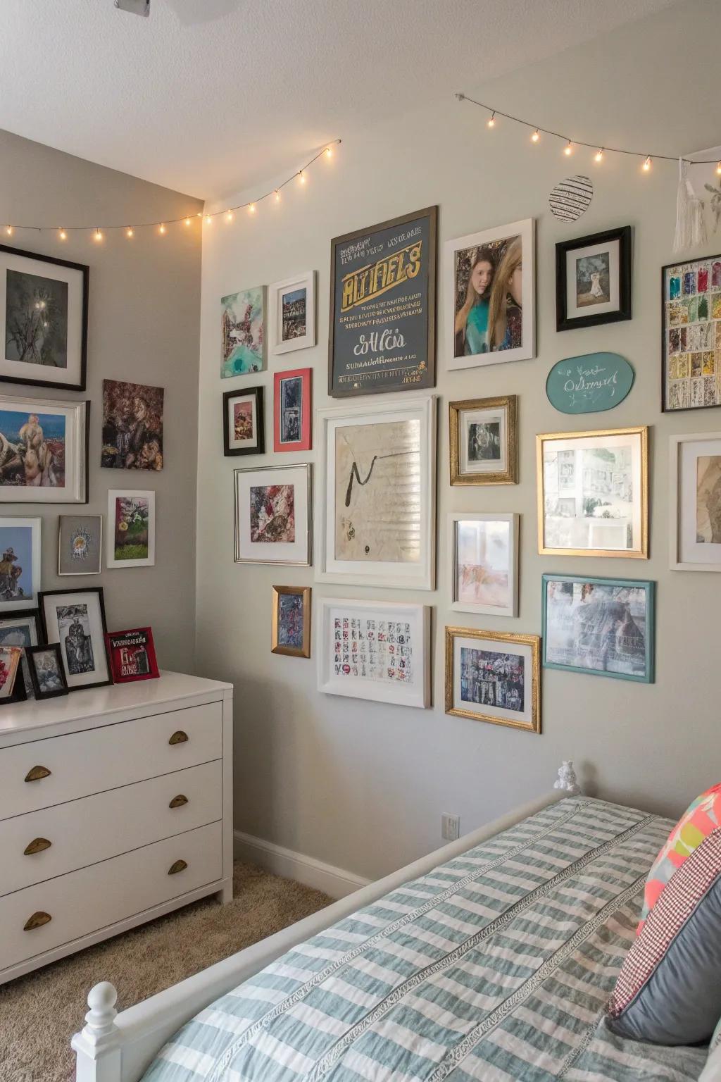 A personalized wall is a creative platform, perfect for displaying a tween's developing style. <strong><em>A personal canvas!</em></strong>” loading=”lazy” class=”pimg”>
	</picture><figcaption>A personalized wall is a creative platform, perfect for displaying a tween’s developing style. <strong><em>A personal canvas!</em></strong></figcaption></figure>
<p>Promote self-expression with a curated wall displaying their artwork or beloved prints. This individualized element not only decorates but also honors their identity. <strong><em>It’s all about them!</em></strong></p>
<h3>A few suggestions:</h3>
<ul class=