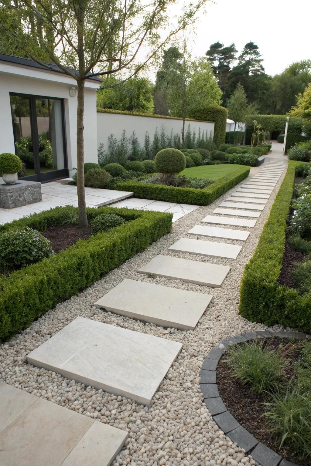 Gravel routes with stepping stones achieve an equilibrium between straightforwardness and flair.