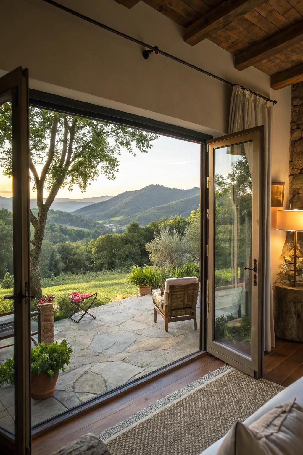 Capture incredible vistas by embracing natural surroundings.