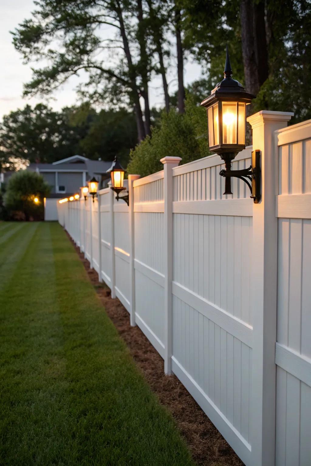 Wall lights impart a timeless grace to your outdoor setting.
