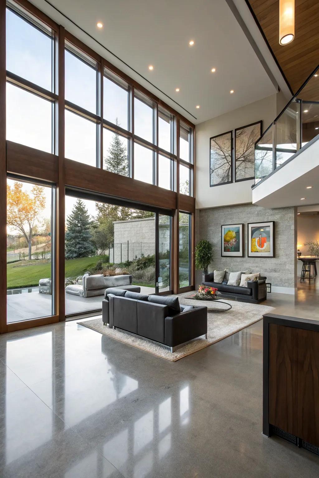 A spacious open design with seamless indoor-outdoor flow.
