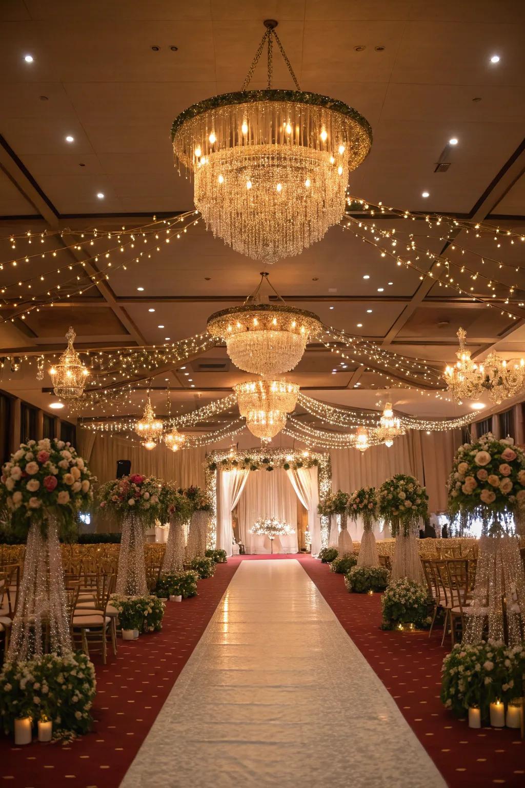 Subtle lighting crafts a welcoming and intimate atmosphere.