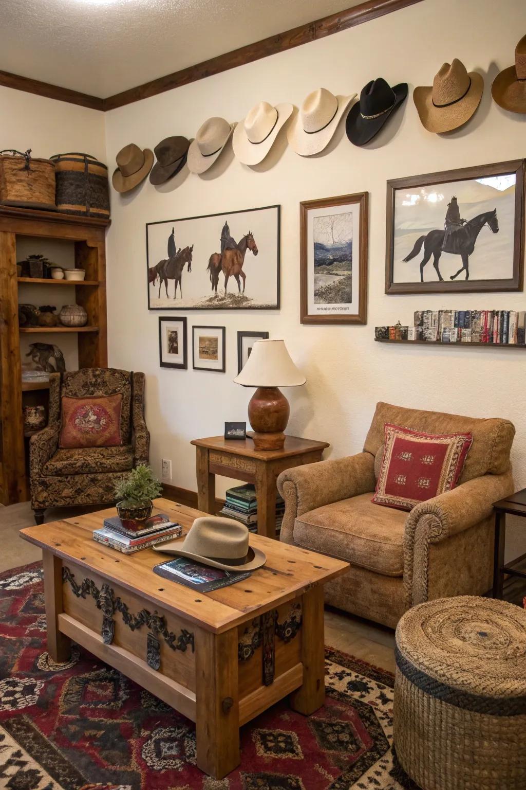 Celebrated Western decor components add charm and individuality.