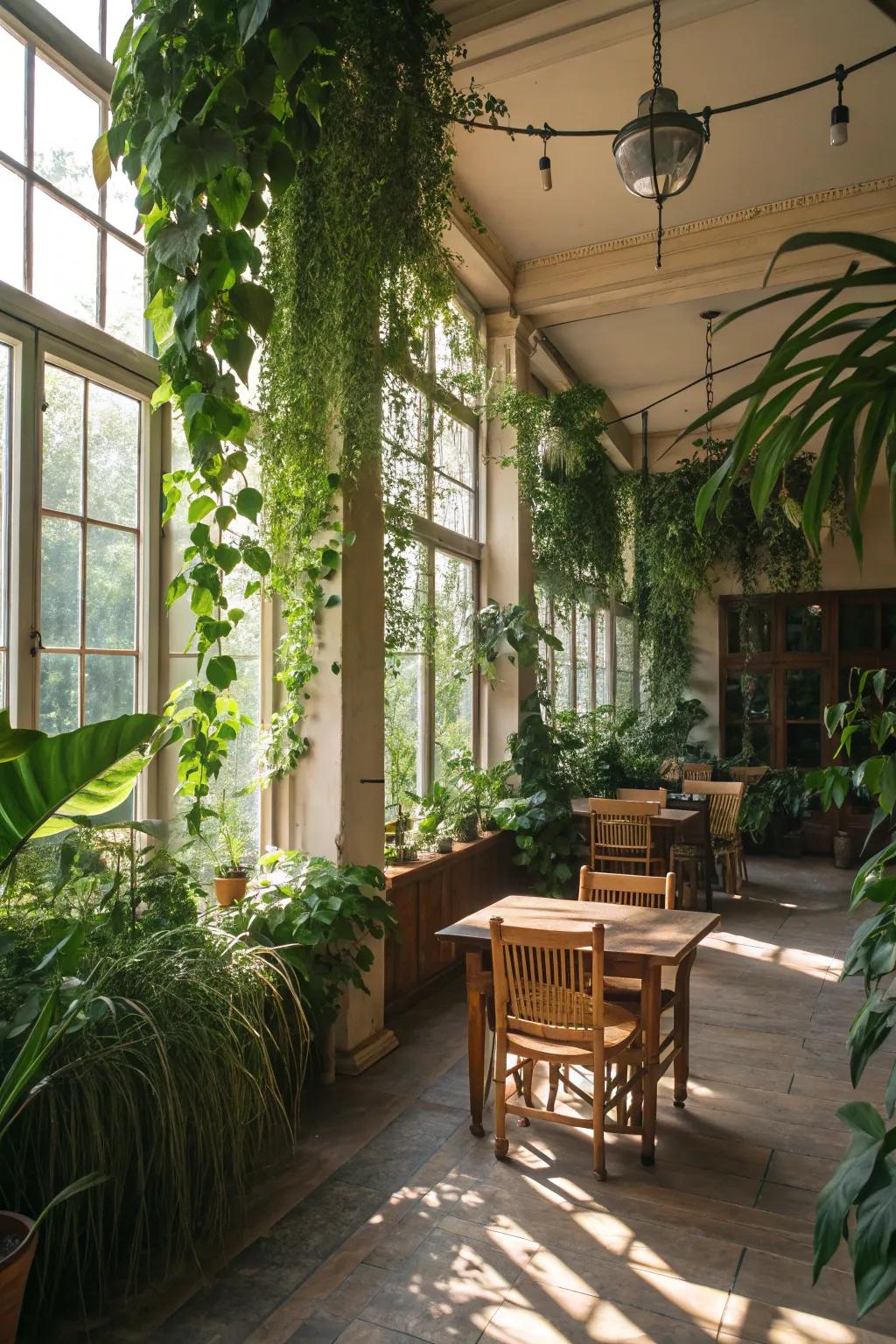 Organic items like plants and wood contribute a touch of the woods to your witch-themed space.