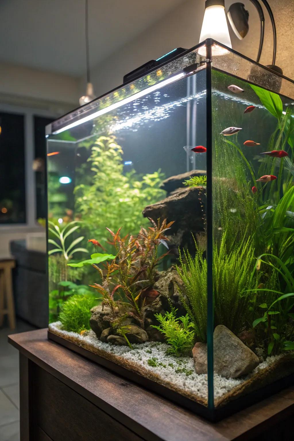 A verdant landscape breathes life and color into any setting.