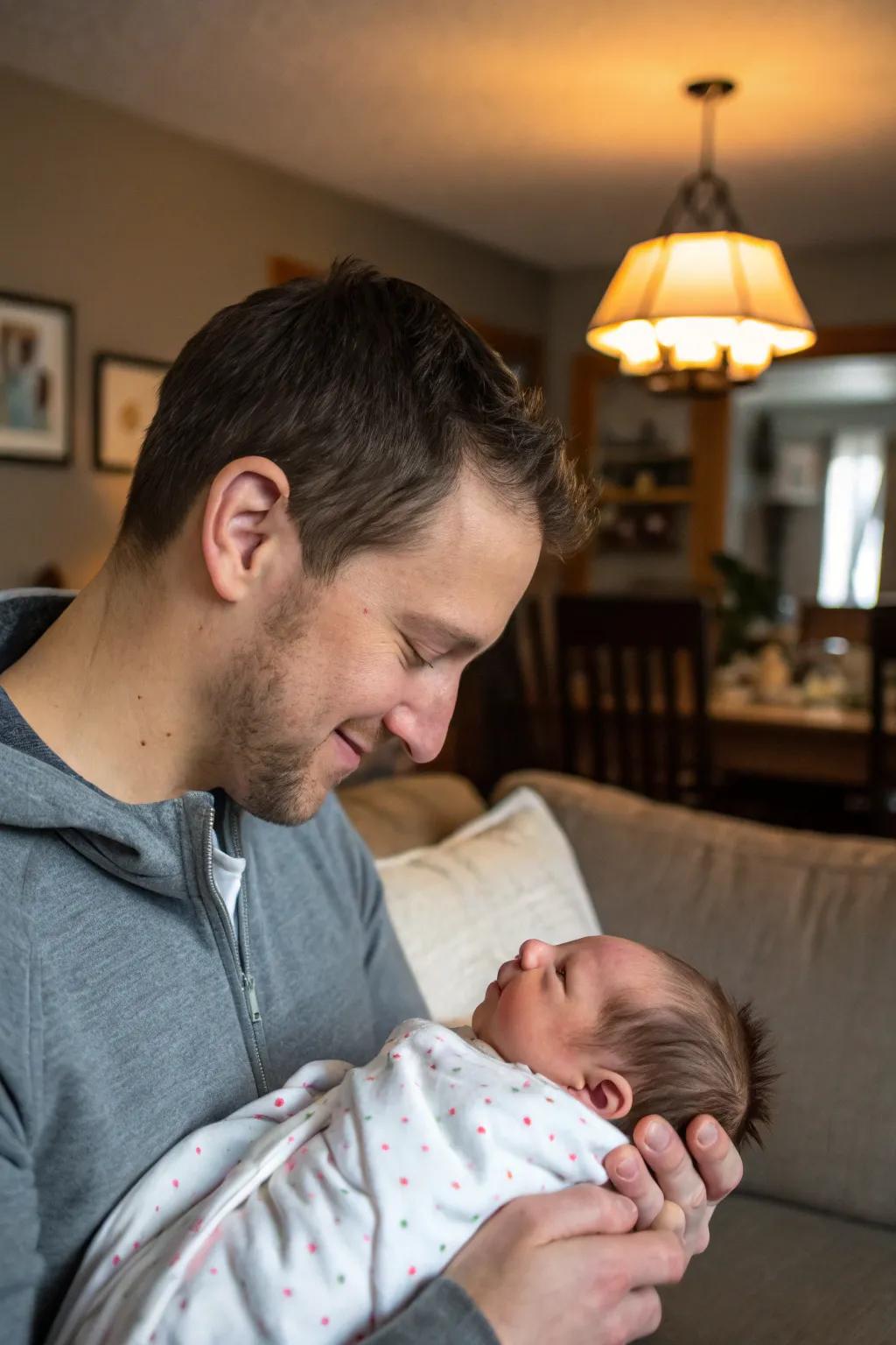 Cherish the bond with your baby by including yourself in the portrait.