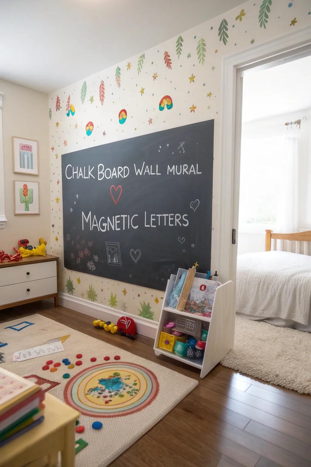 Interactive walls help kids be creative and play.