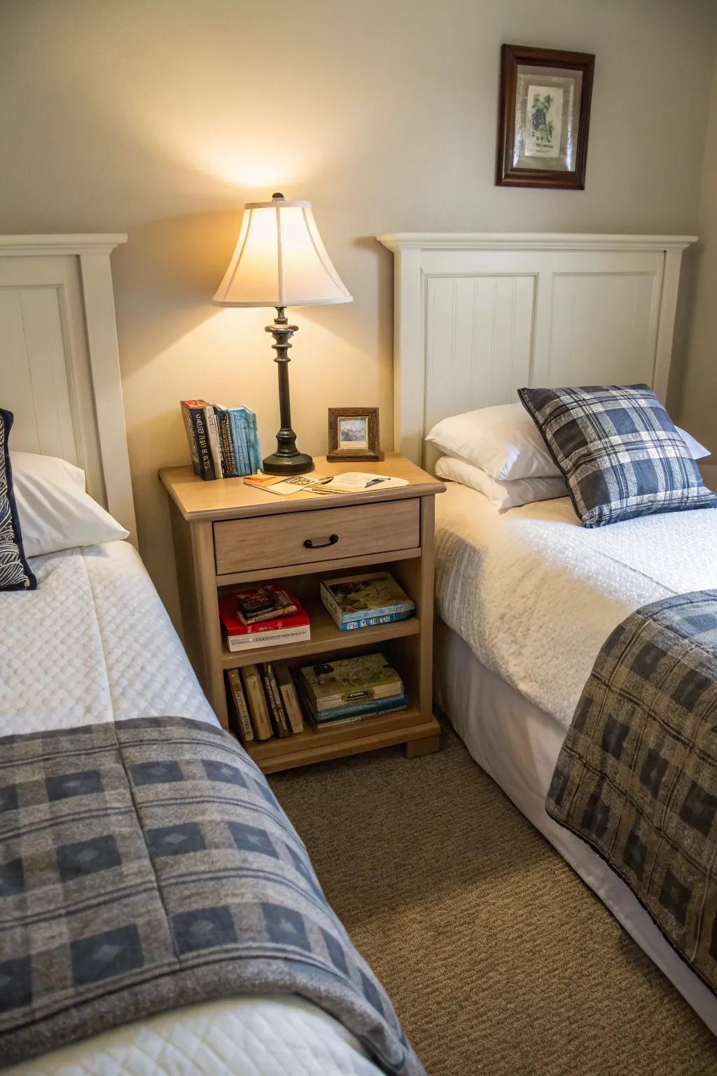 Practical furnishings for function.