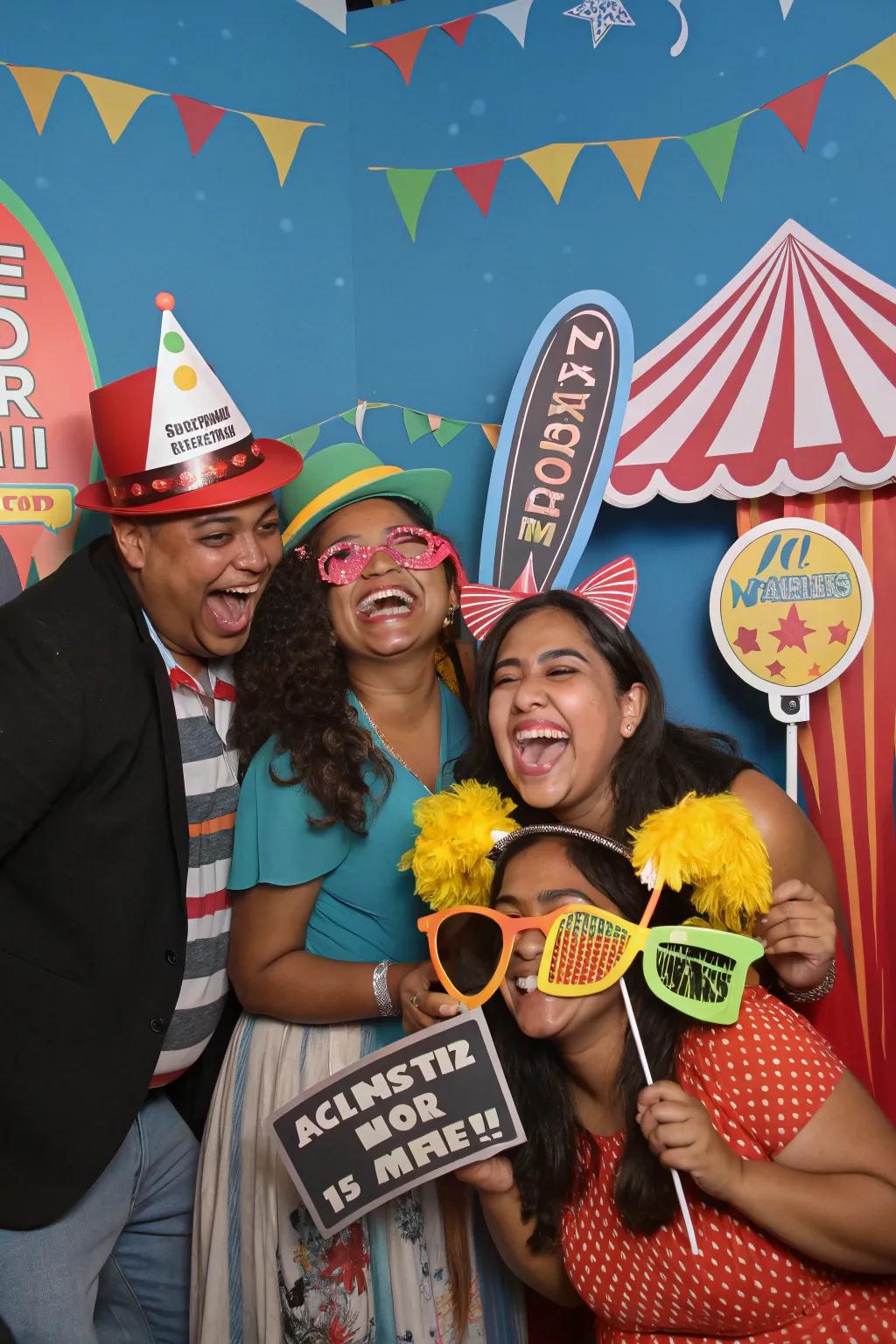 Capture the spirit of the event with a delightful themed photo station.