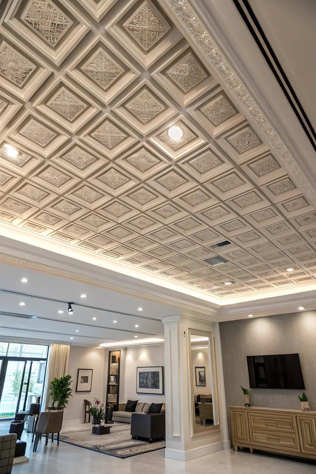 Sectioned surfaces bring a vibe of sophistication to any space.