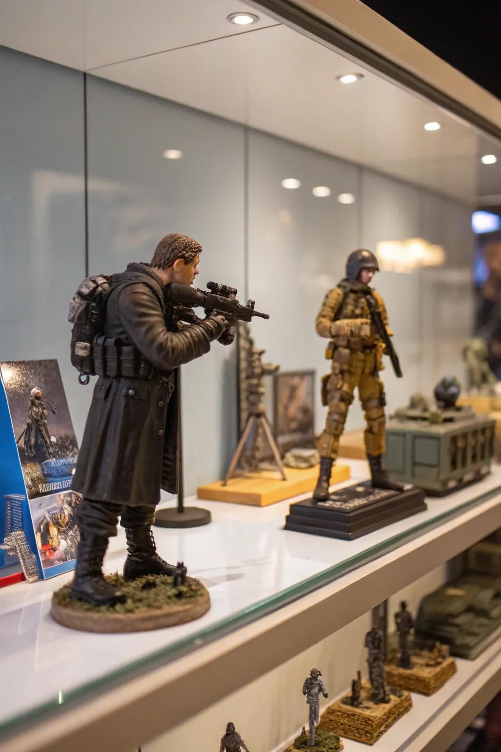 Miniature scenes enliven your hero figurines in miniature realms.