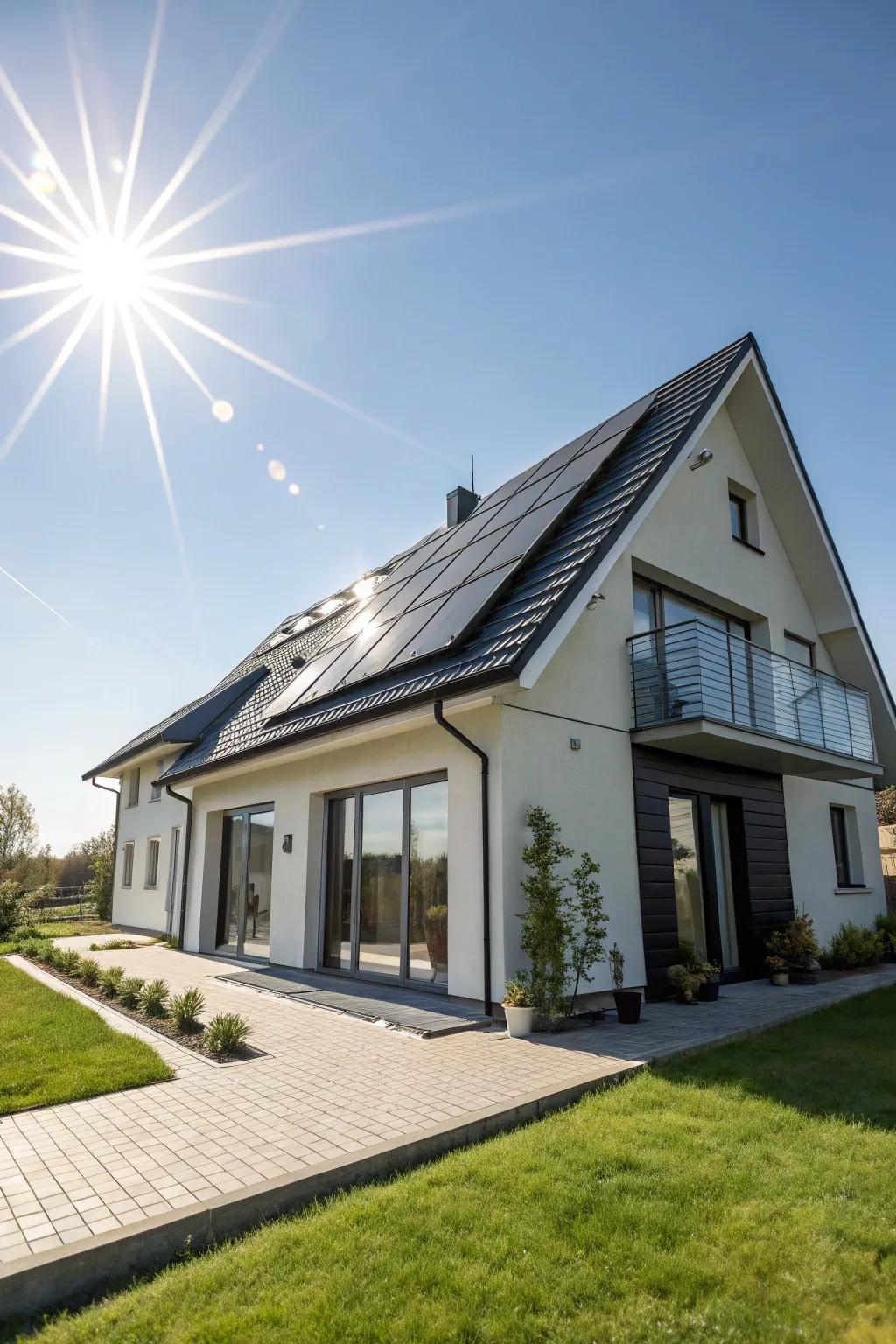 Use the sun’s energy with integrated solar shingles for a roof that pays for itself.