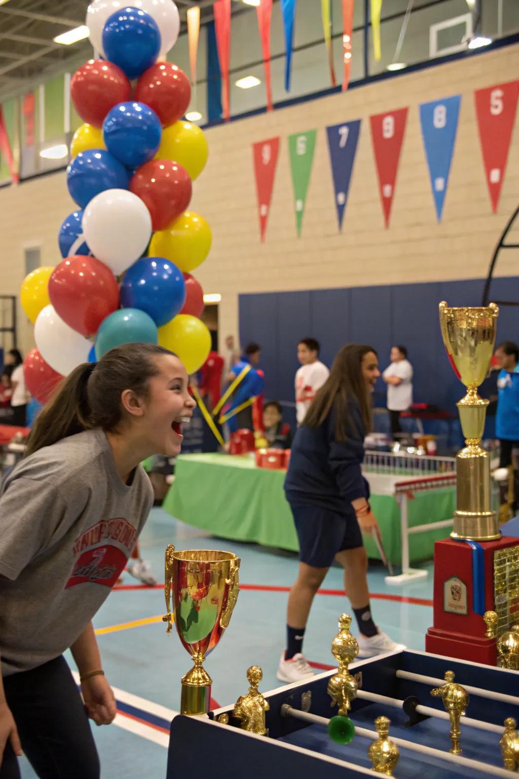 Honor your attendance stars with a sporty celebration.
