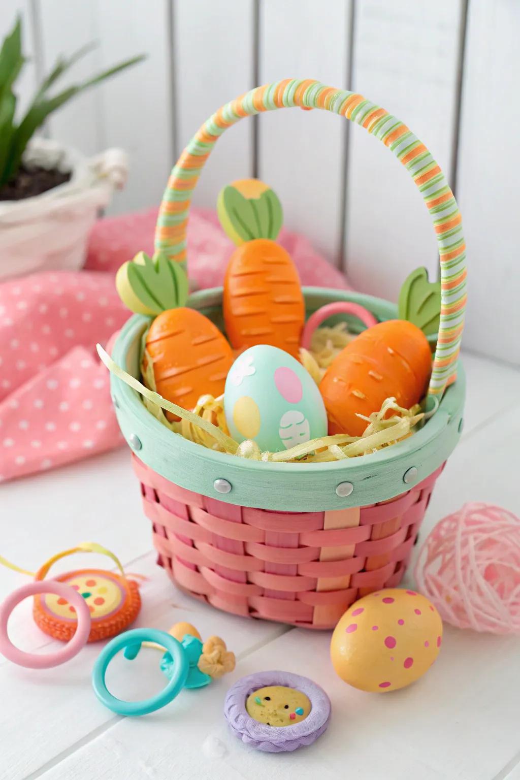 Soothing toys that bring Easter happiness and relieve gums.