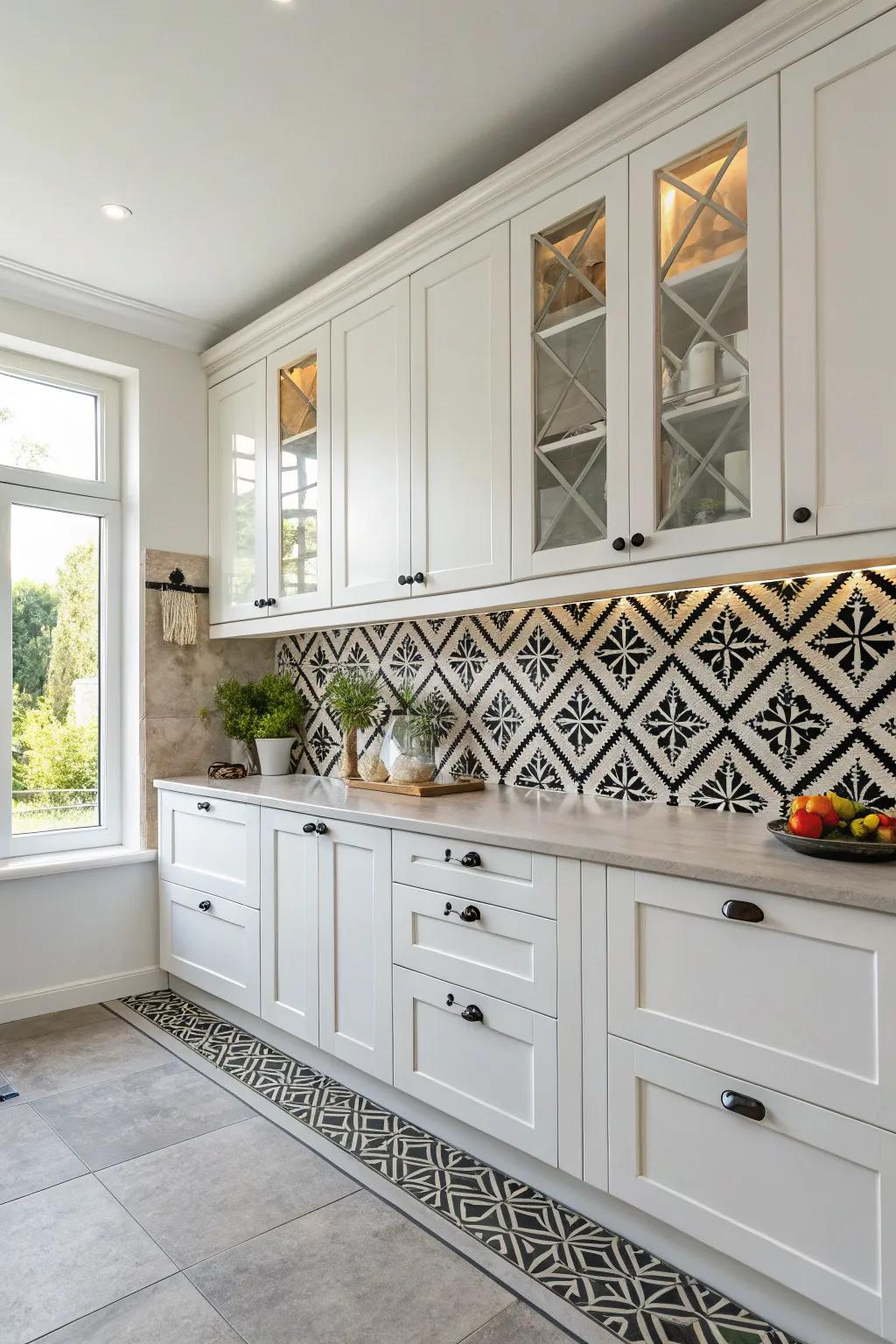 Symmetrical layouts make a strong visual impact.