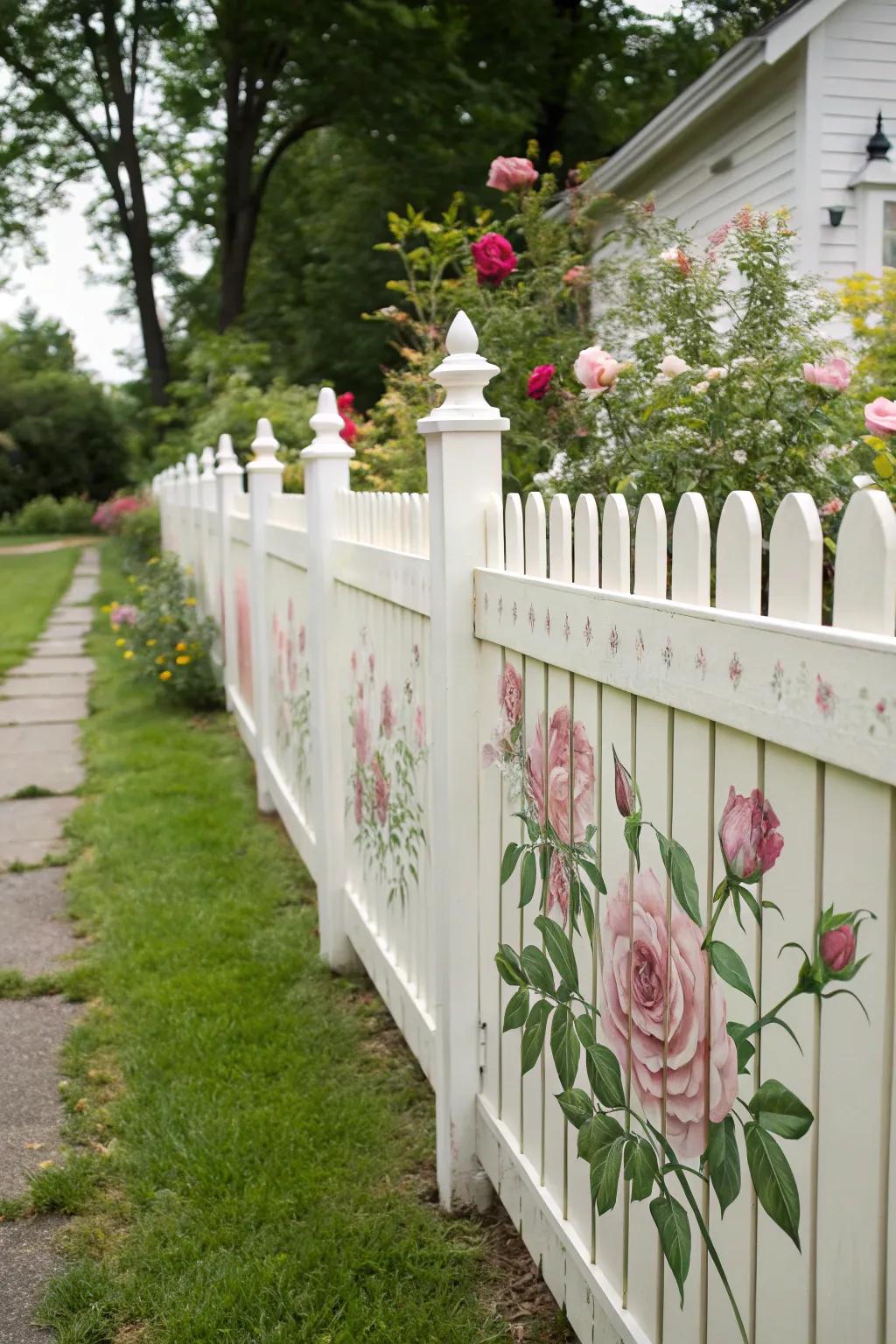 Vintage roses introduce sophistication and romance to your garden fence.