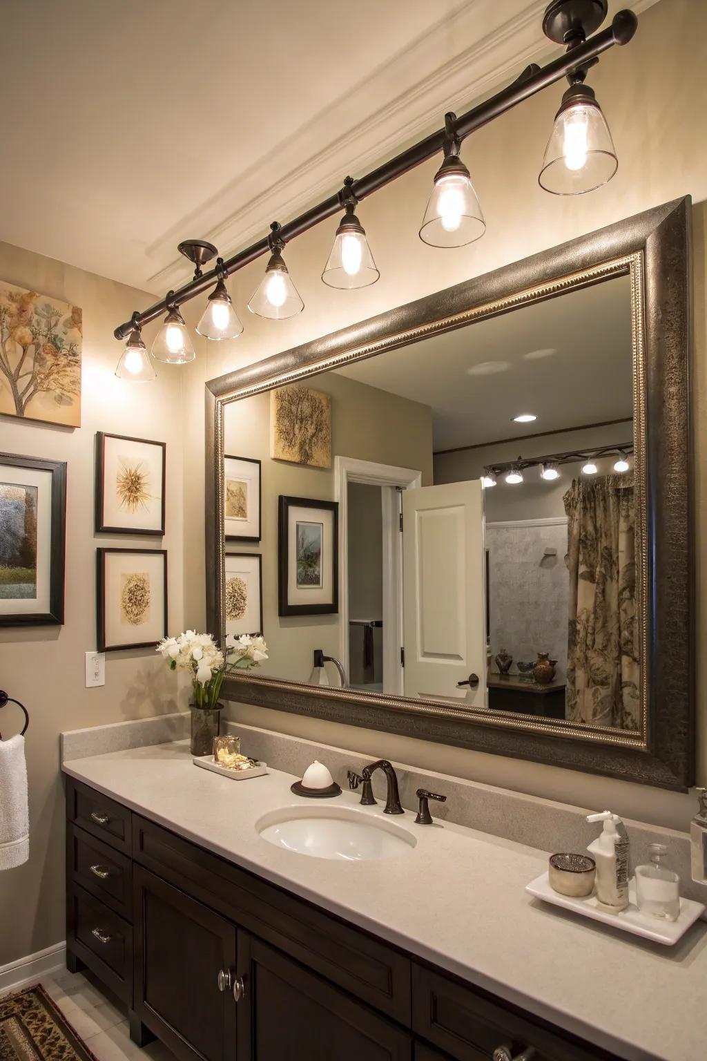 Flexible focus lights provide custom lighting solutions.