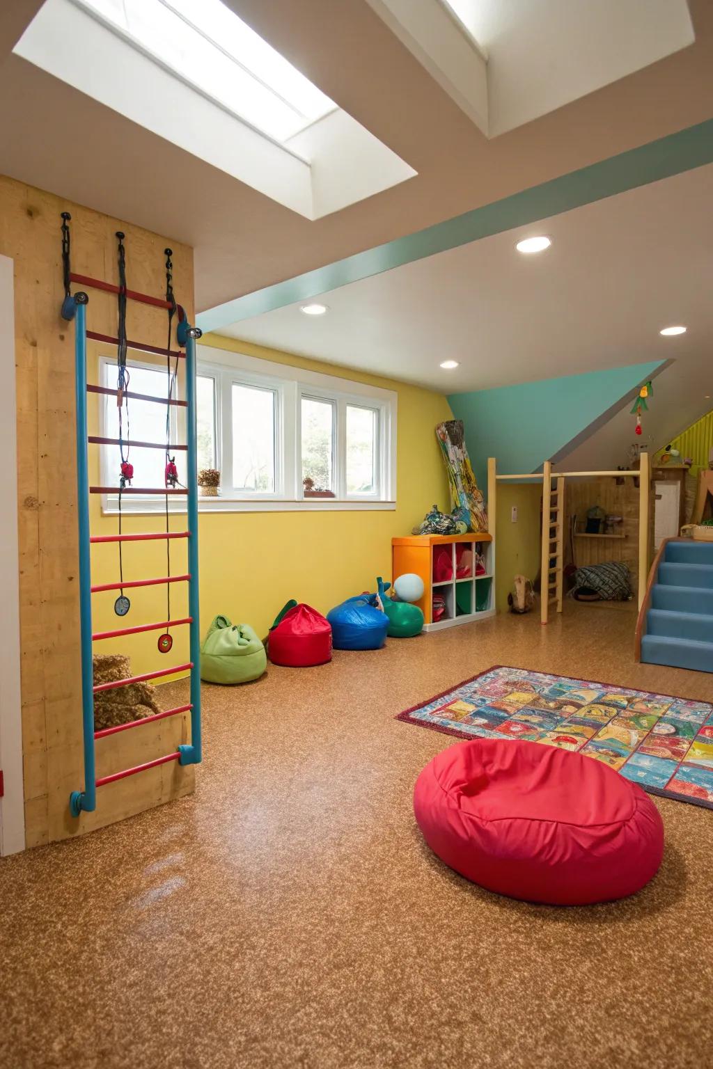 Plug flooring includes warmth and surface to cellars.