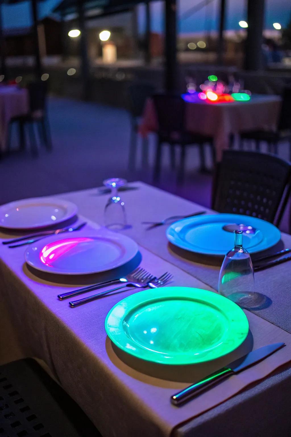 Enhance your dining experience using radiant table settings.