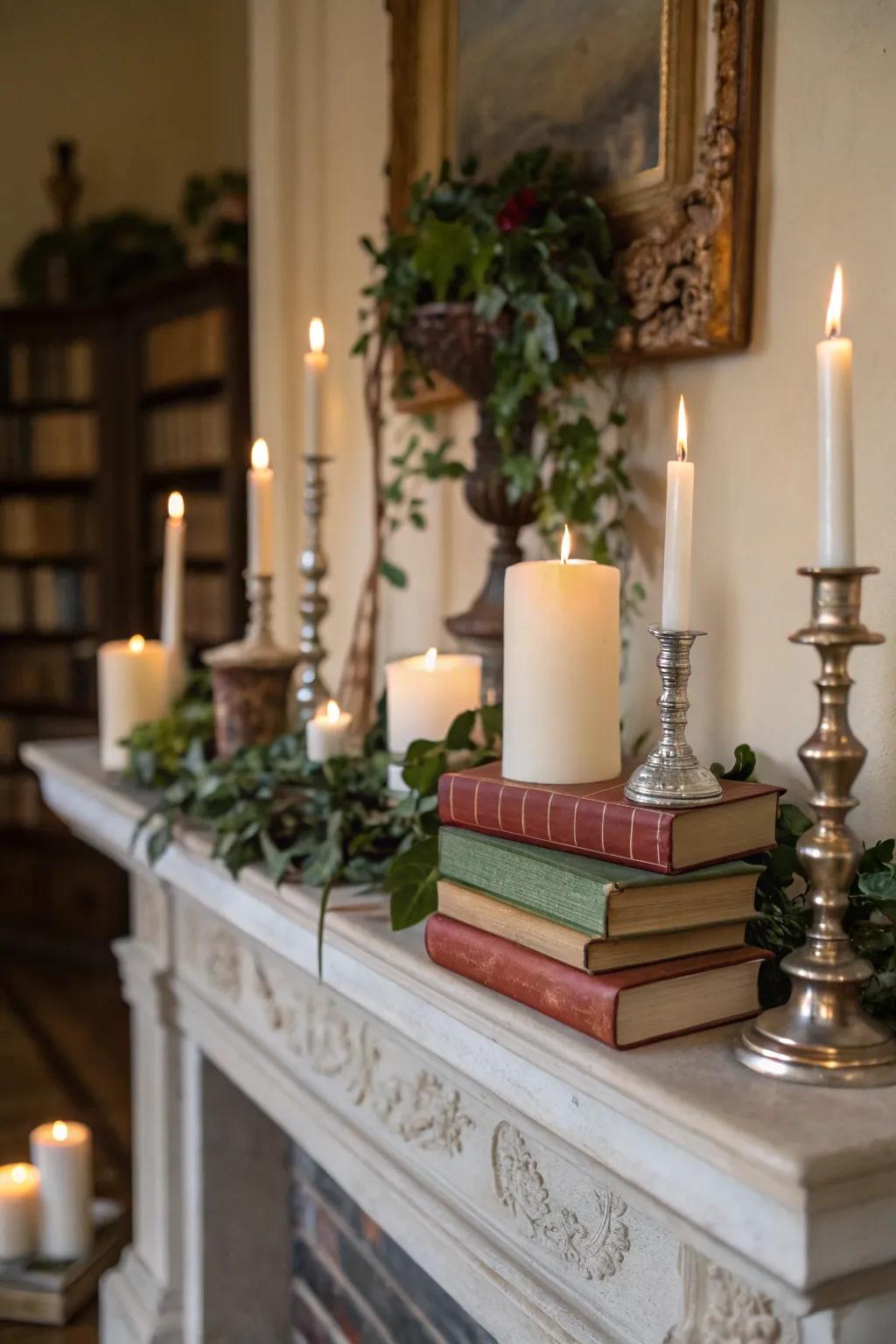 Illuminations introduce warmth and mood near literature.