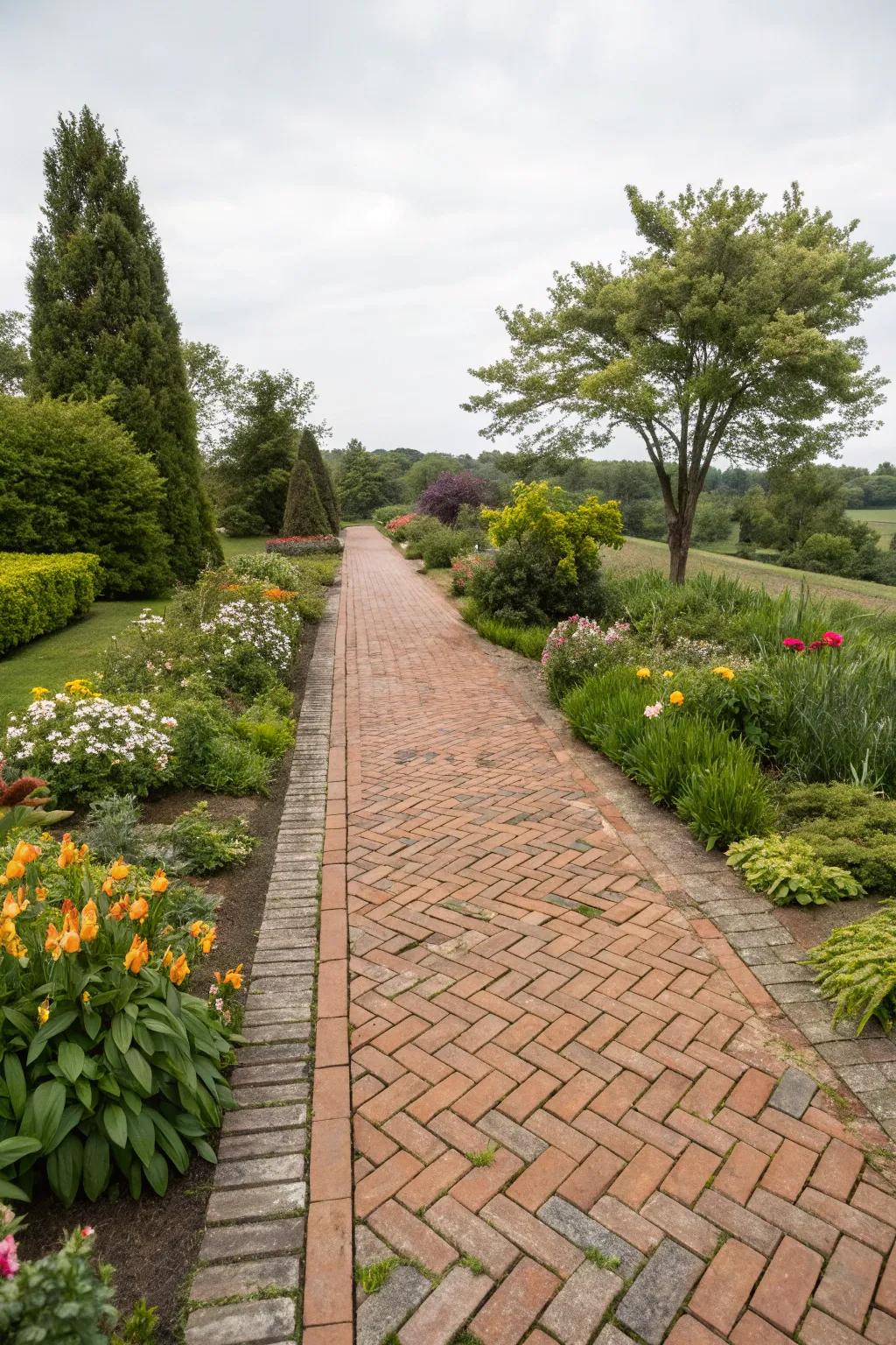 Basketweave: A timeless choice for any residence.