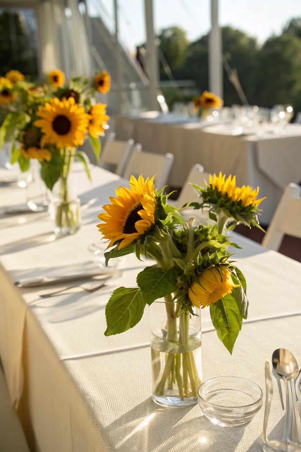 Welcome the season with marigolds in the summer.
