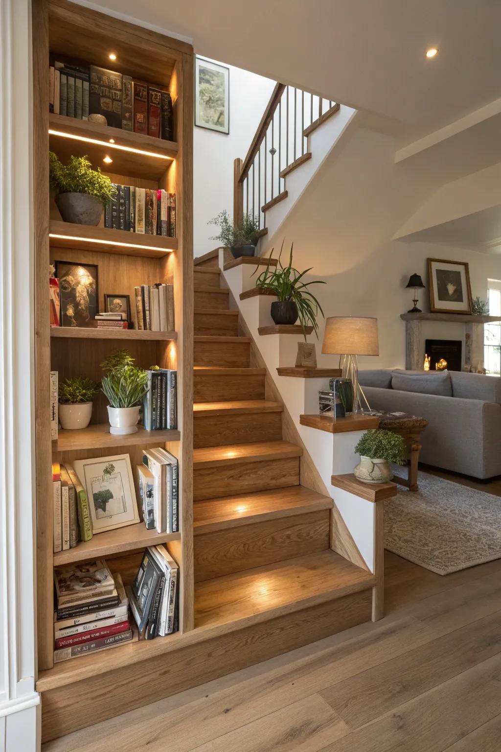 Smart design meets storage with functional staircases.