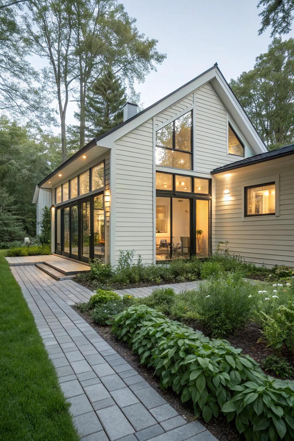 A modern take on the classic cottage.