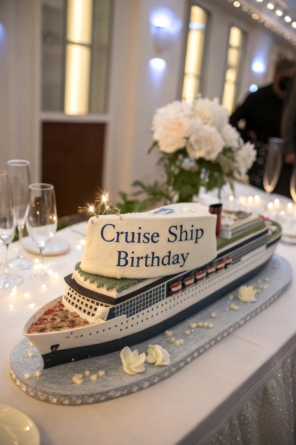 An individualized inscription renders this dessert remarkably distinct.