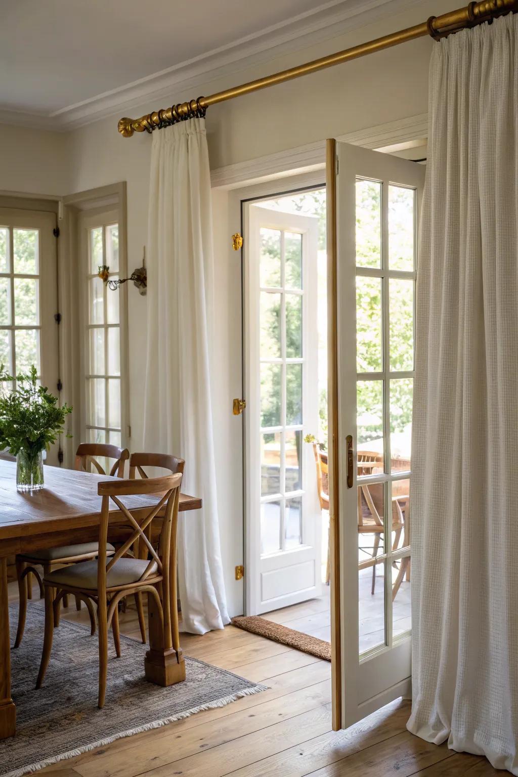 Metallic coatings elevate window covering hardware.