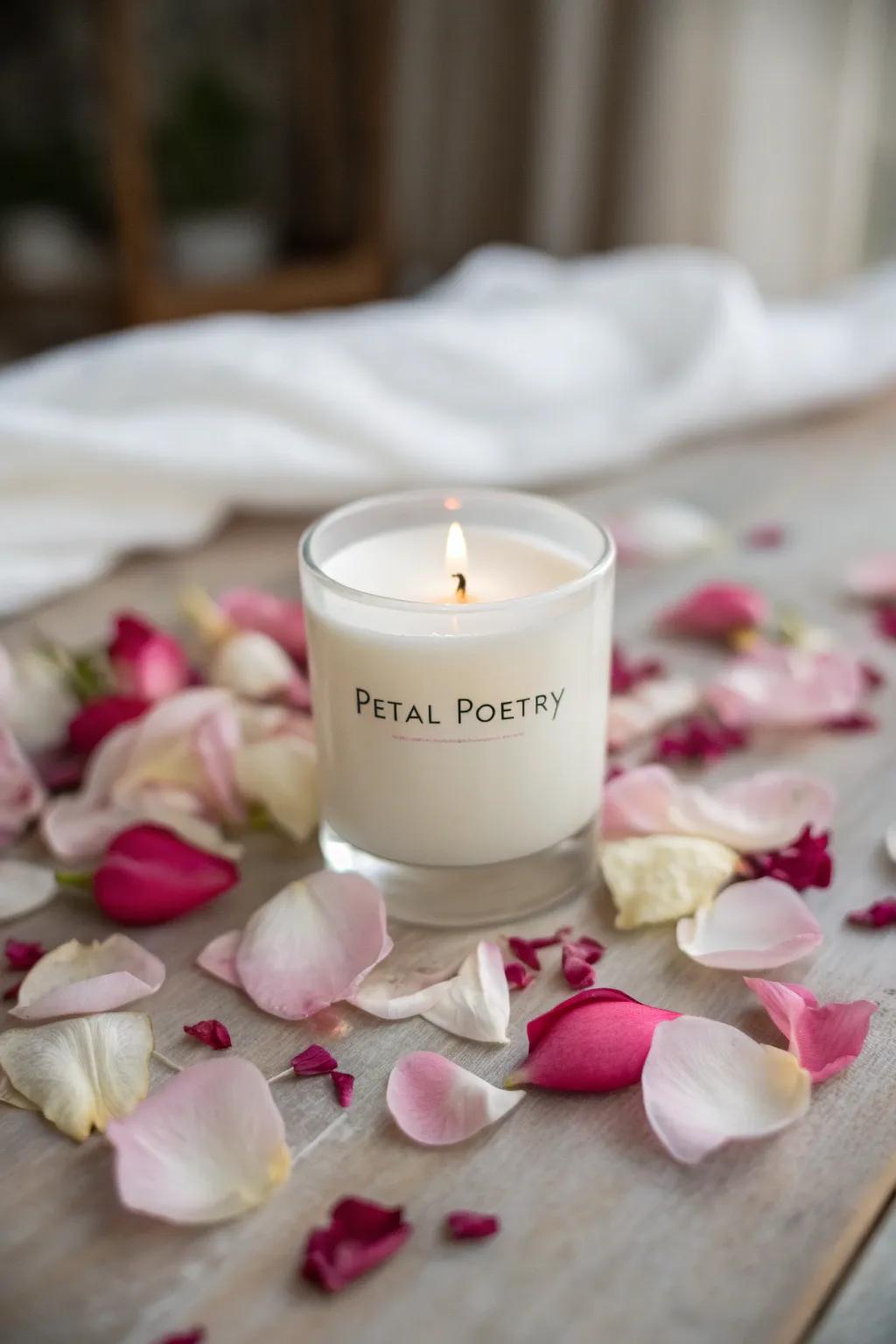 Bloom Ballad Candle with a Floral Essence