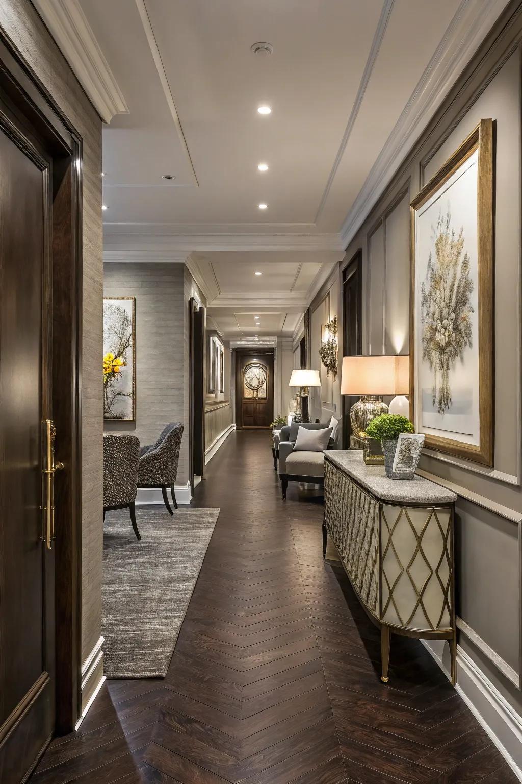Greige walls combine the elegance of gray with the warmth of beige.
