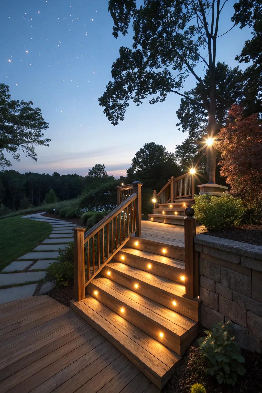 Post cap lights fuse style with practicality
