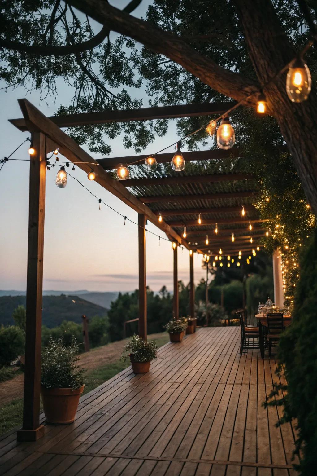 A frame sparkling with atmospheric illumination for captivating nights.