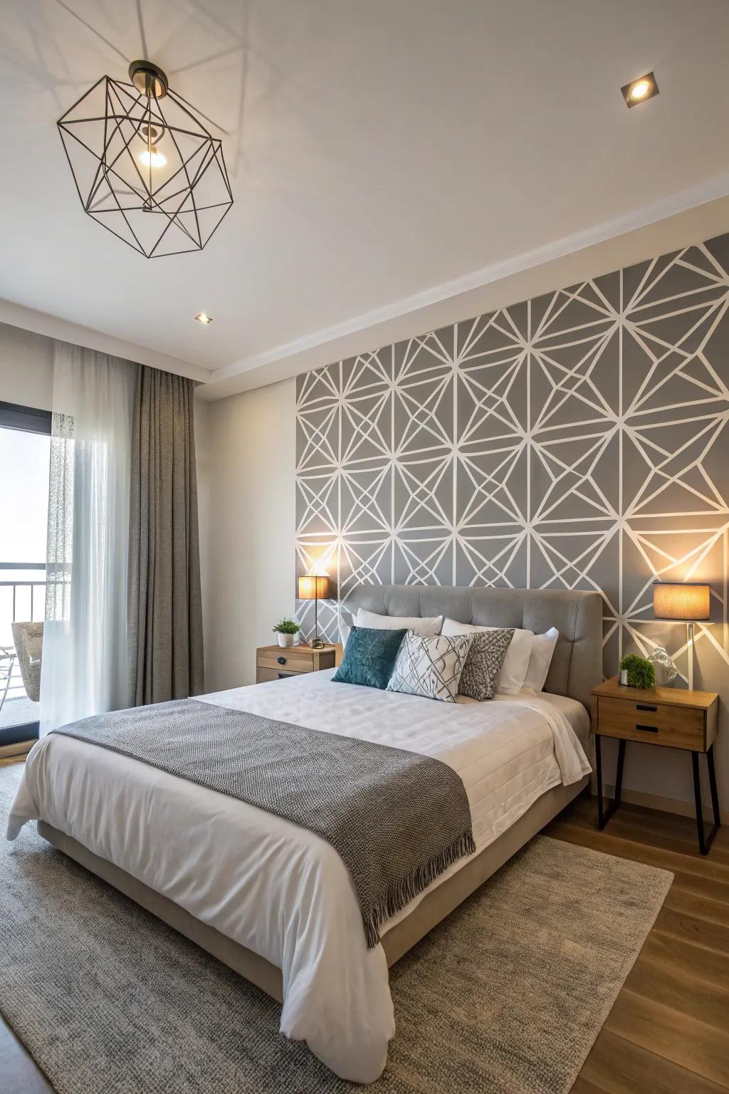 Wall graphics offer a rapid and effective decorating method.