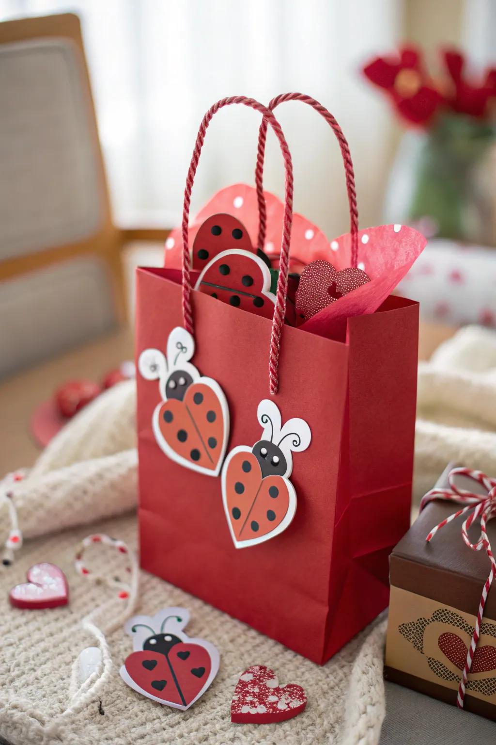 Affection bugs incorporate a spirited appeal to Valentine's carriers.