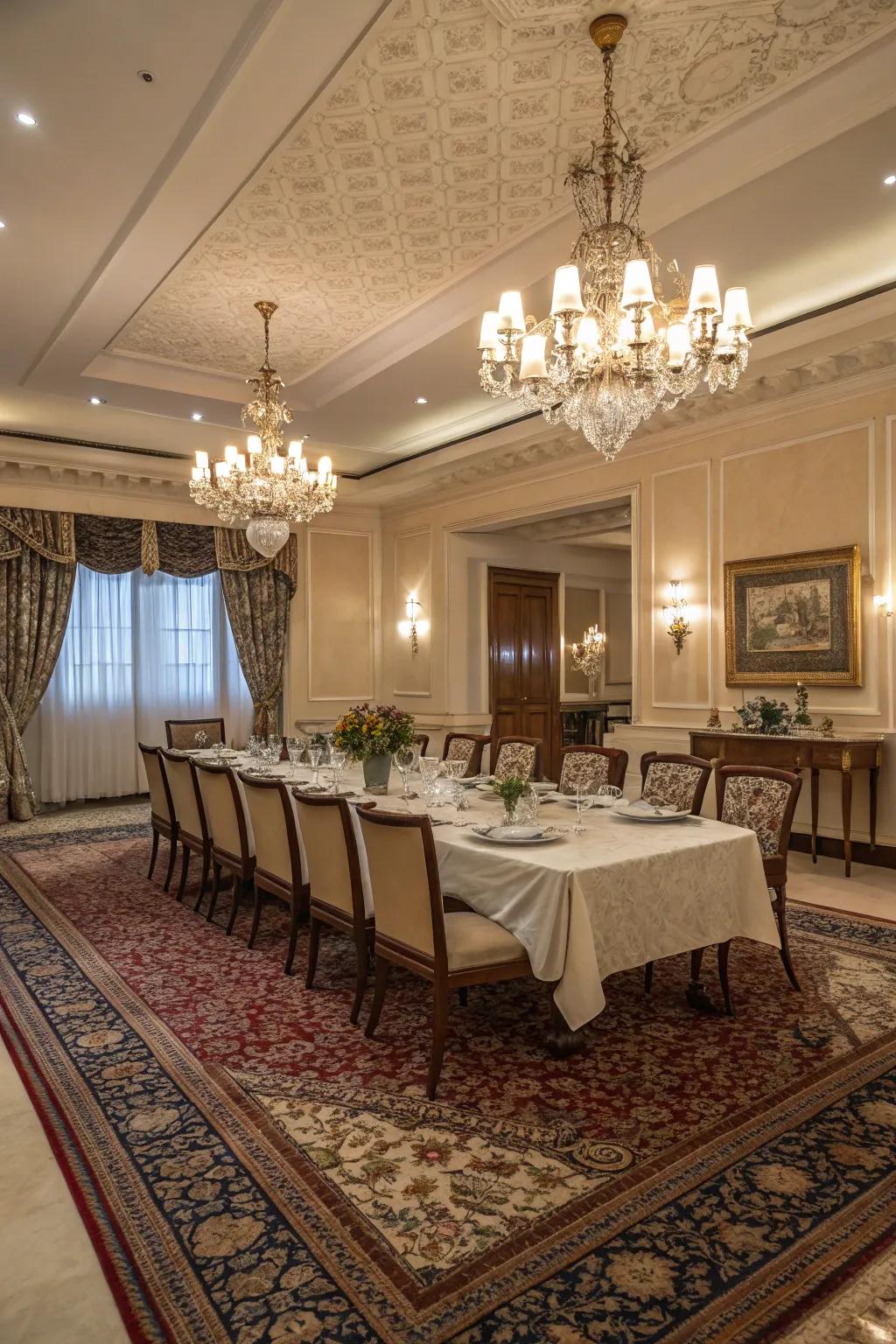 Infuse ageless sophistication with a Persian-patterned rug.