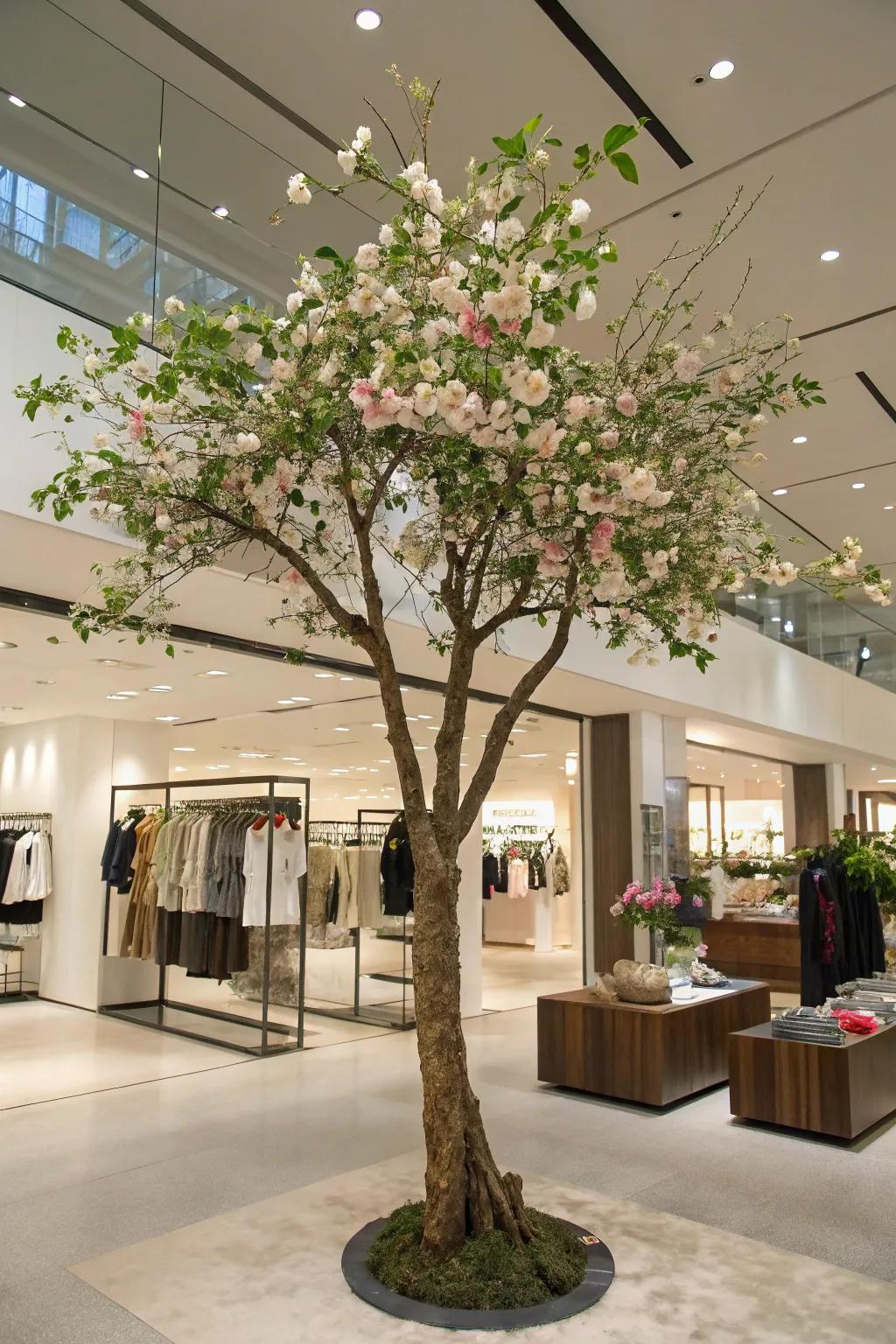 Trees inspired by nature transport the exterior indoors. <strong><em>A breath of fresh air!</em></strong>” loading=”lazy” class=”pimg”>
	</picture><figcaption>Trees inspired by nature transport the exterior indoors. <strong><em>A breath of fresh air!</em></strong></figcaption></figure>
<p>Integrate imitation boughs and natural components to infuse an organic sensation into your shop. It’s a delightful means to incorporate a fragment of the outdoors into any indoor setting. <strong><em>Bring the outside in!</em></strong></p>
<h3>A few things you might like:</h3>
<ul class=