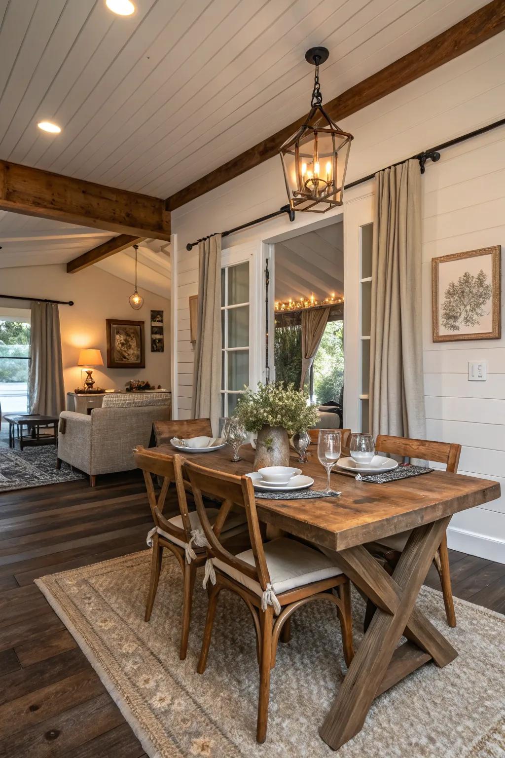 A deliberately designed meal area can amplify your home's style.