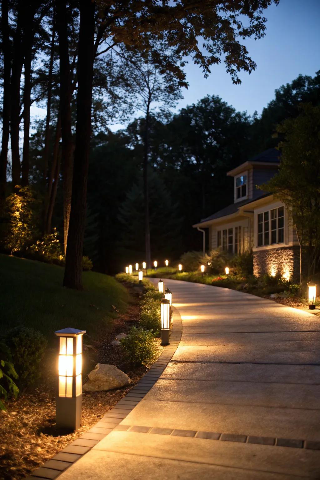 Outdoor lighting can amplify both safety and visual appeal.