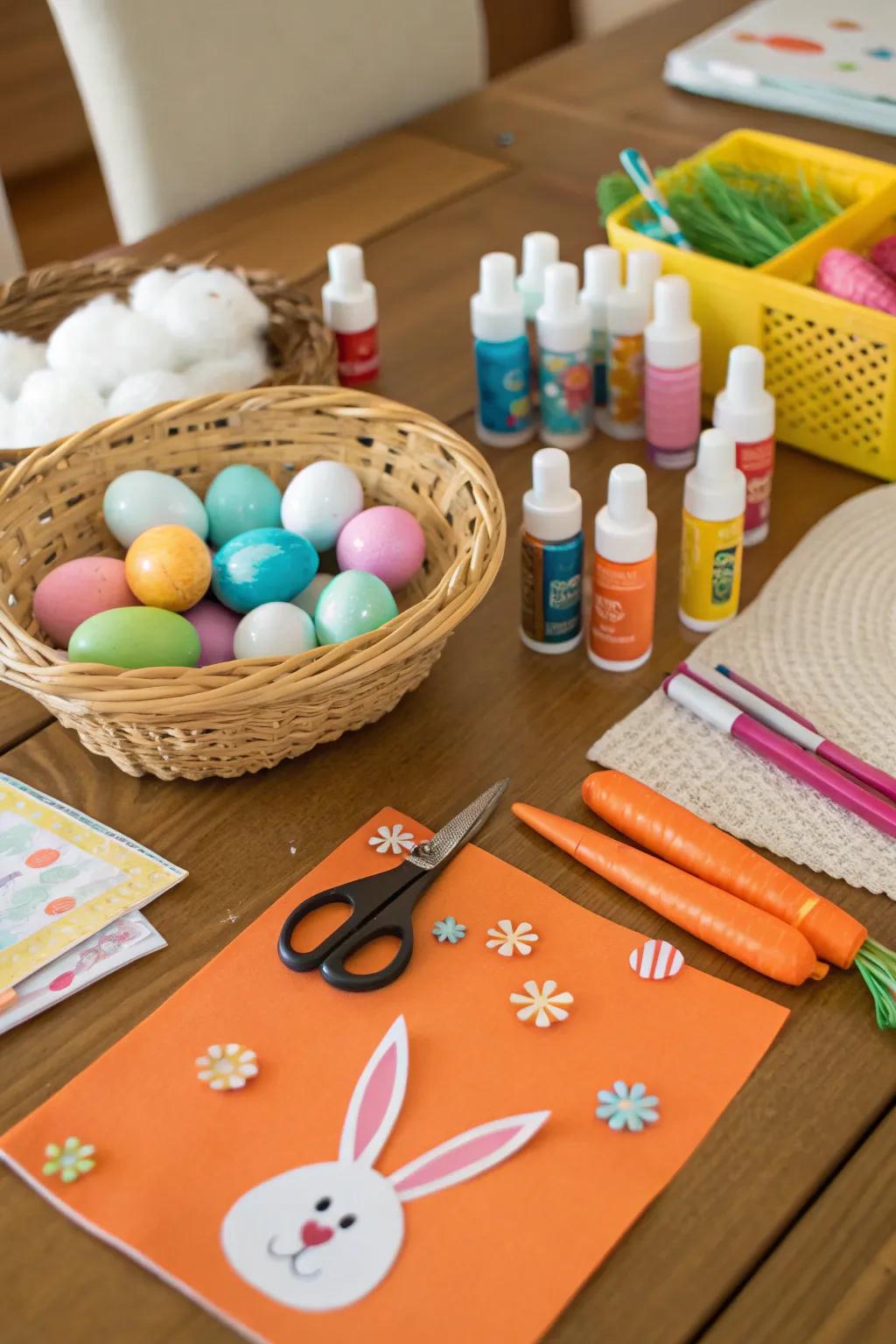 Become artistic with rabbit and carrot-inspired DIY undertakings.