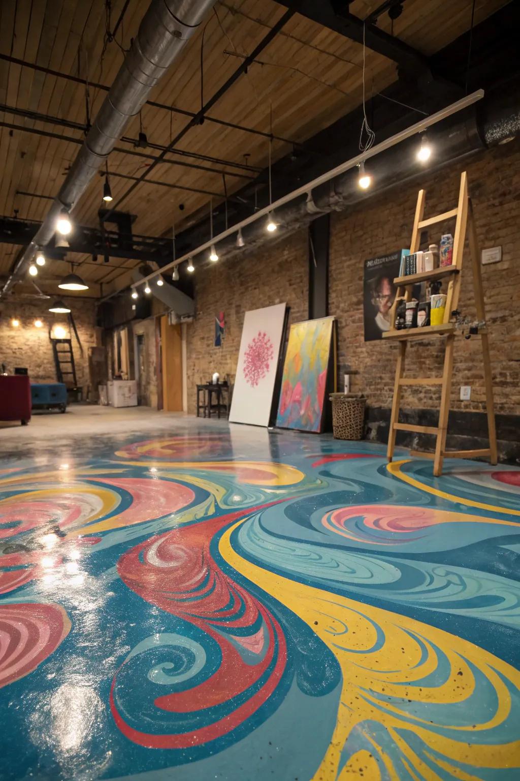 Make an impression with artistic swirl patterns.