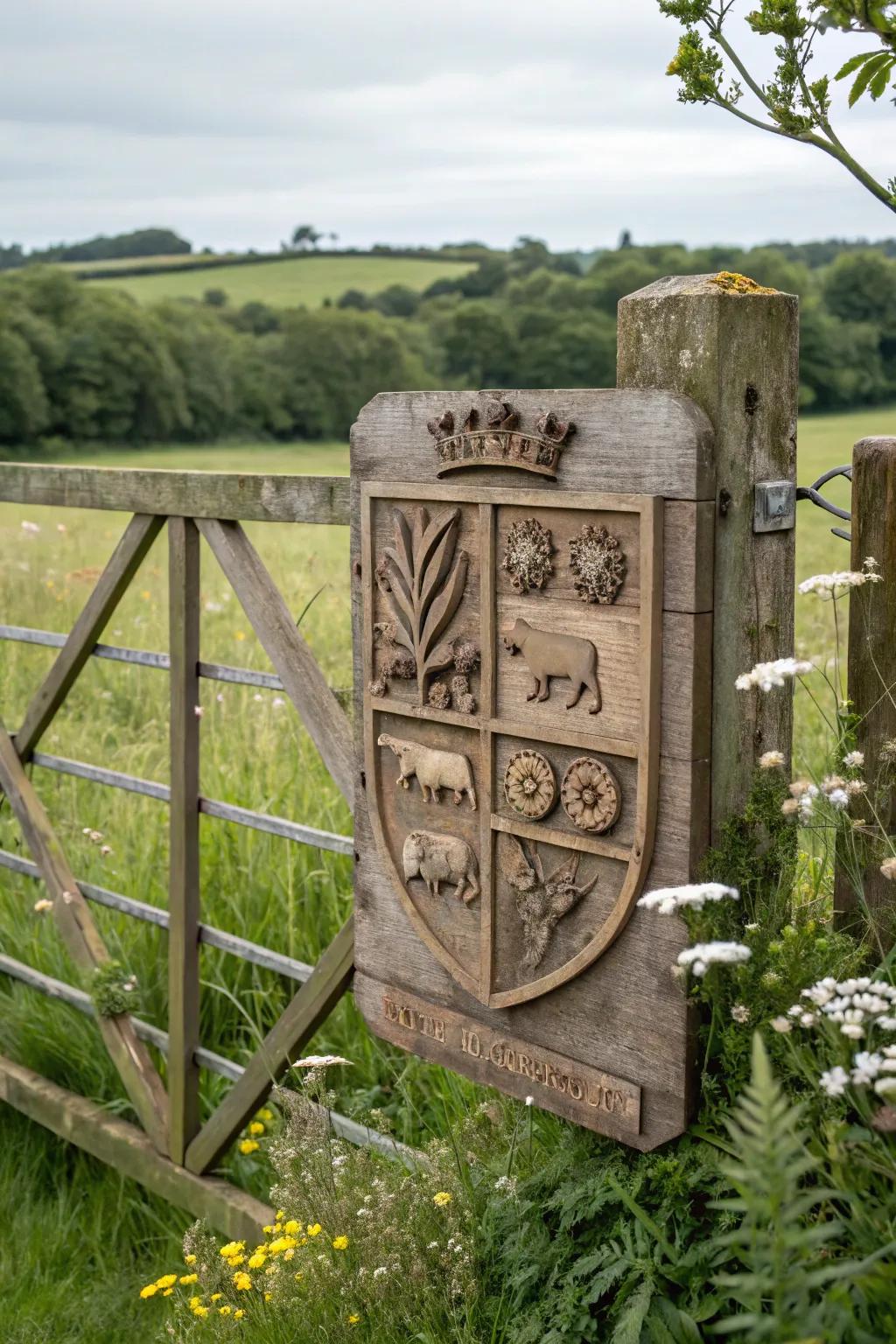 A bespoke family insignia narrating a tale of ancestry and honor.