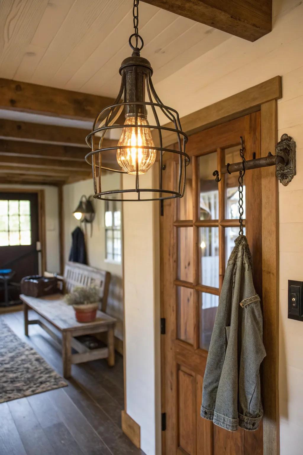 Enclosed illumination delivers a striking impression.