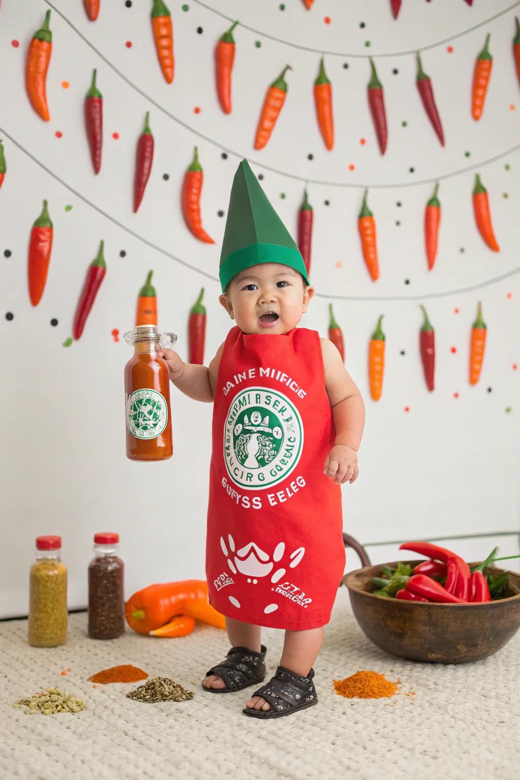A zesty pepper costume for the daring and adventurous.
