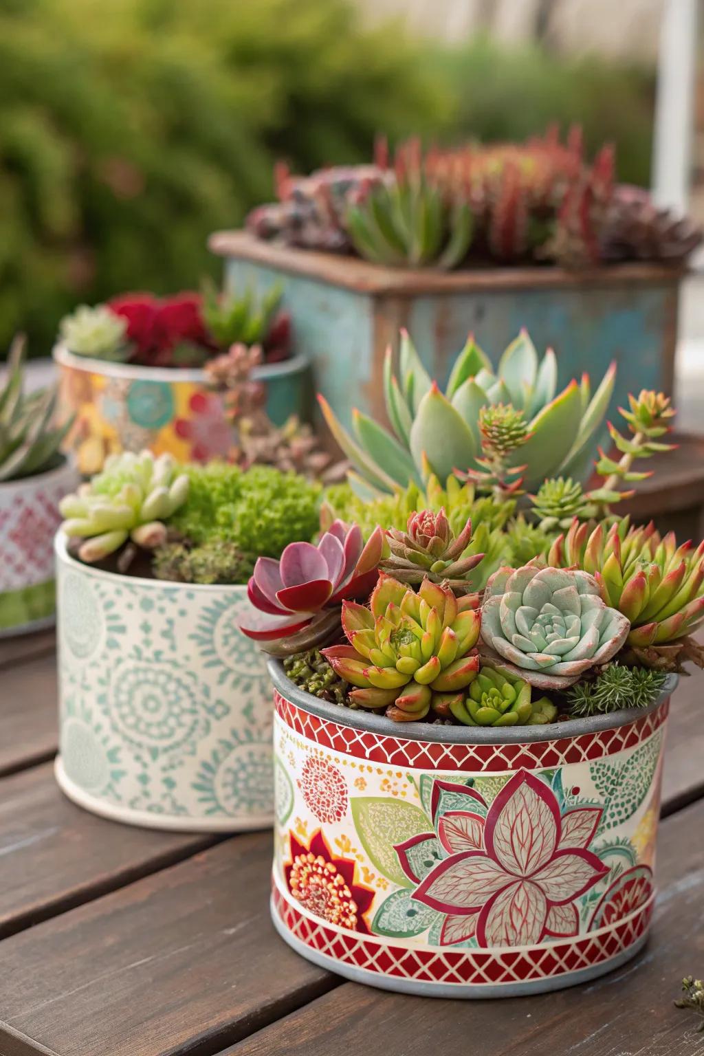 Containers provide adaptable design opportunities.