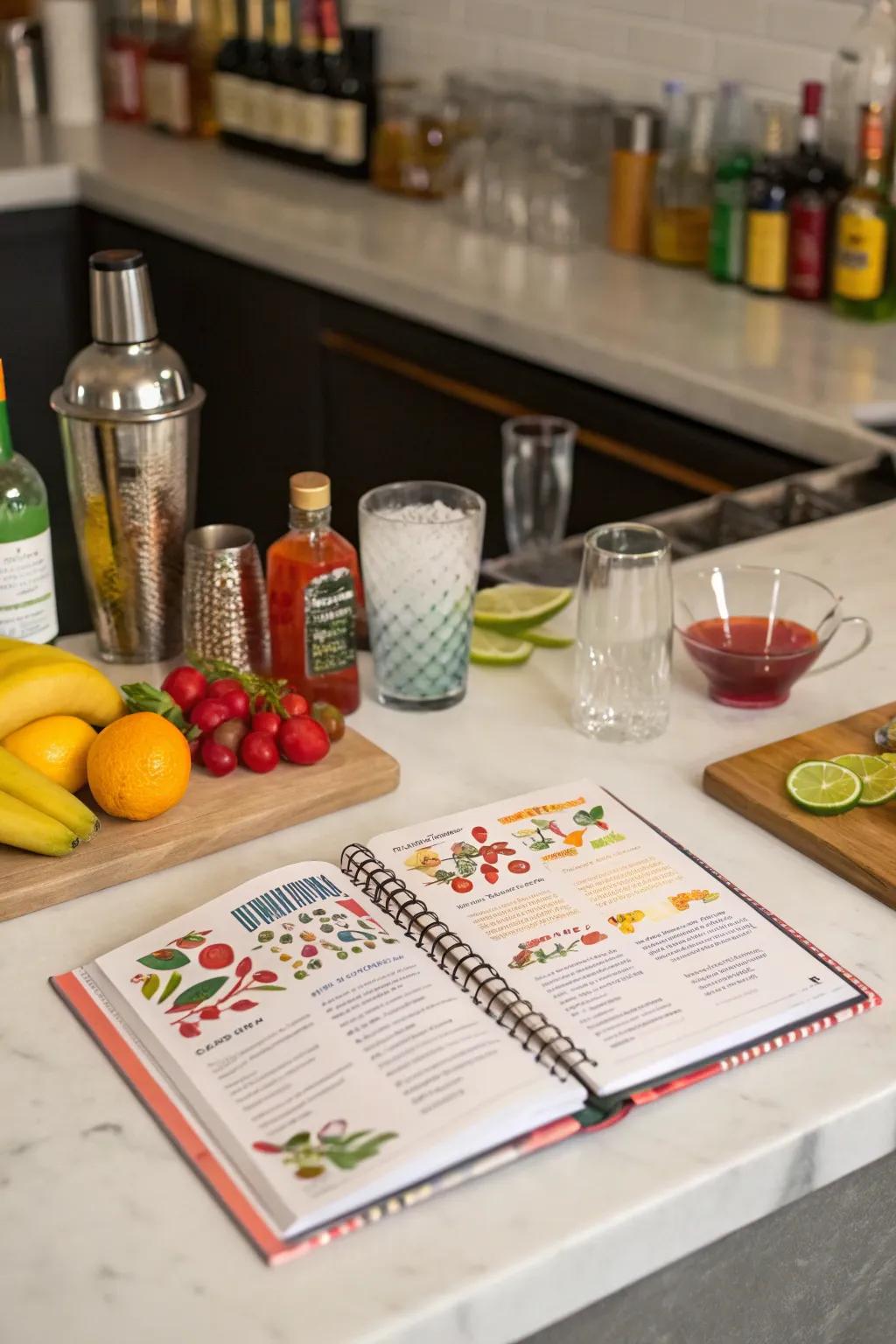 A cocktail instruction manual is an essential tool for any mixologist.